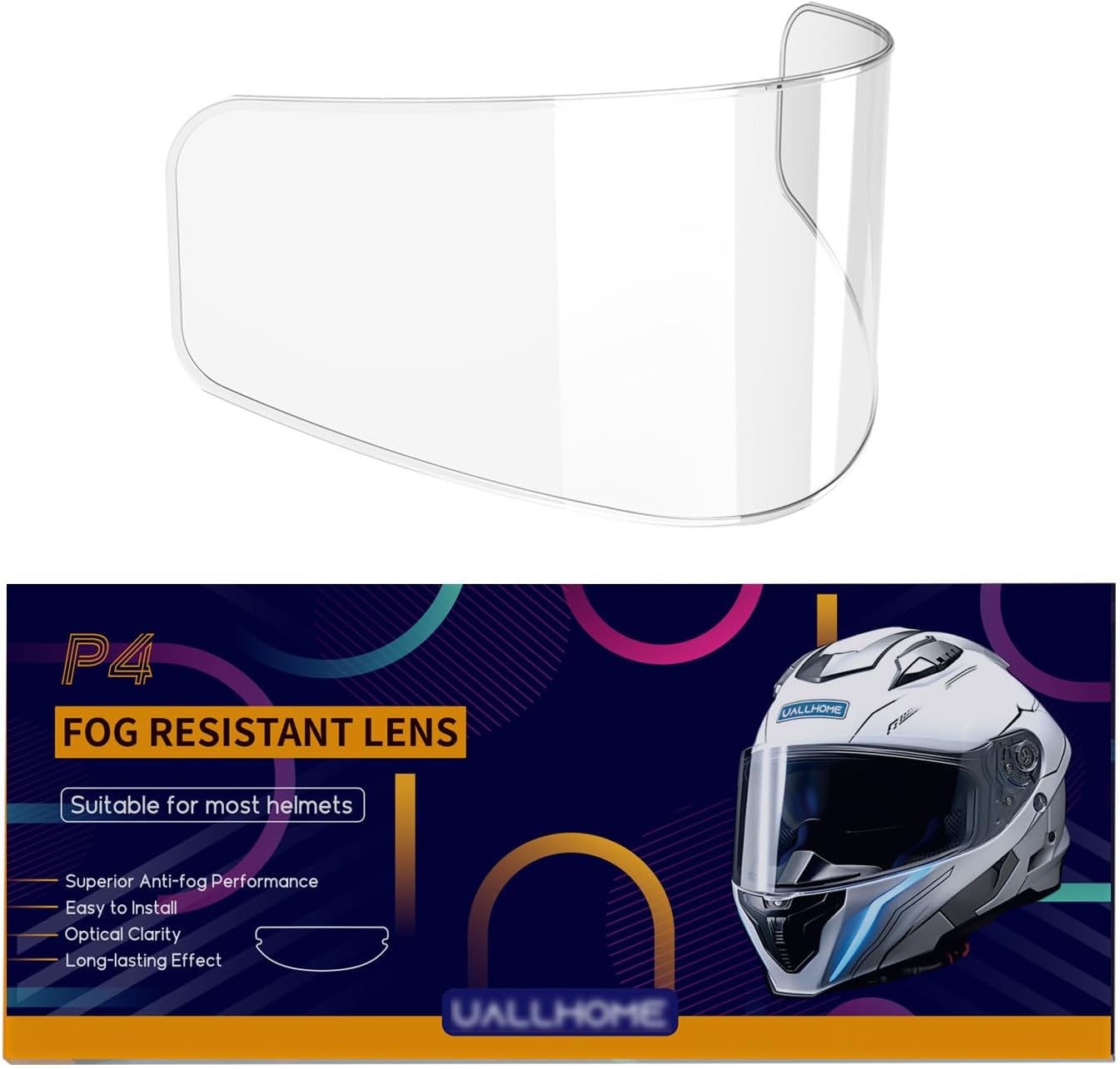 Fog-Resistant Helmet Shield for Clear Riding | Uallhome