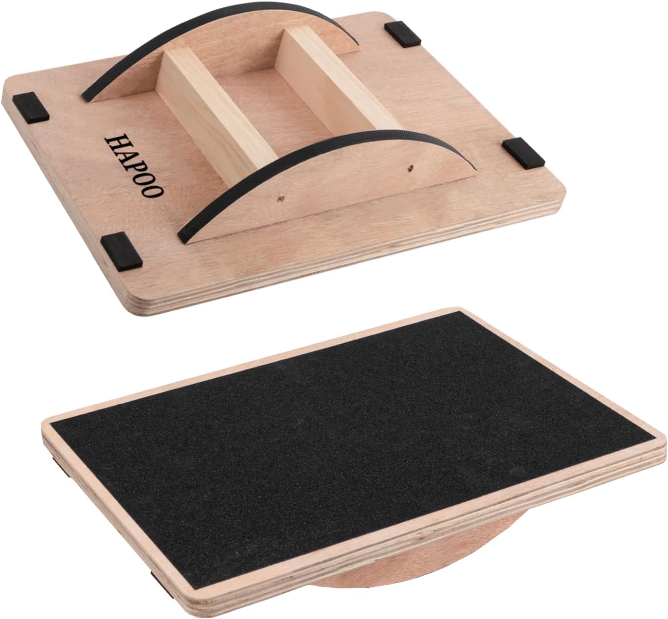 HAPOO Anti-Slip Wooden Balance Board