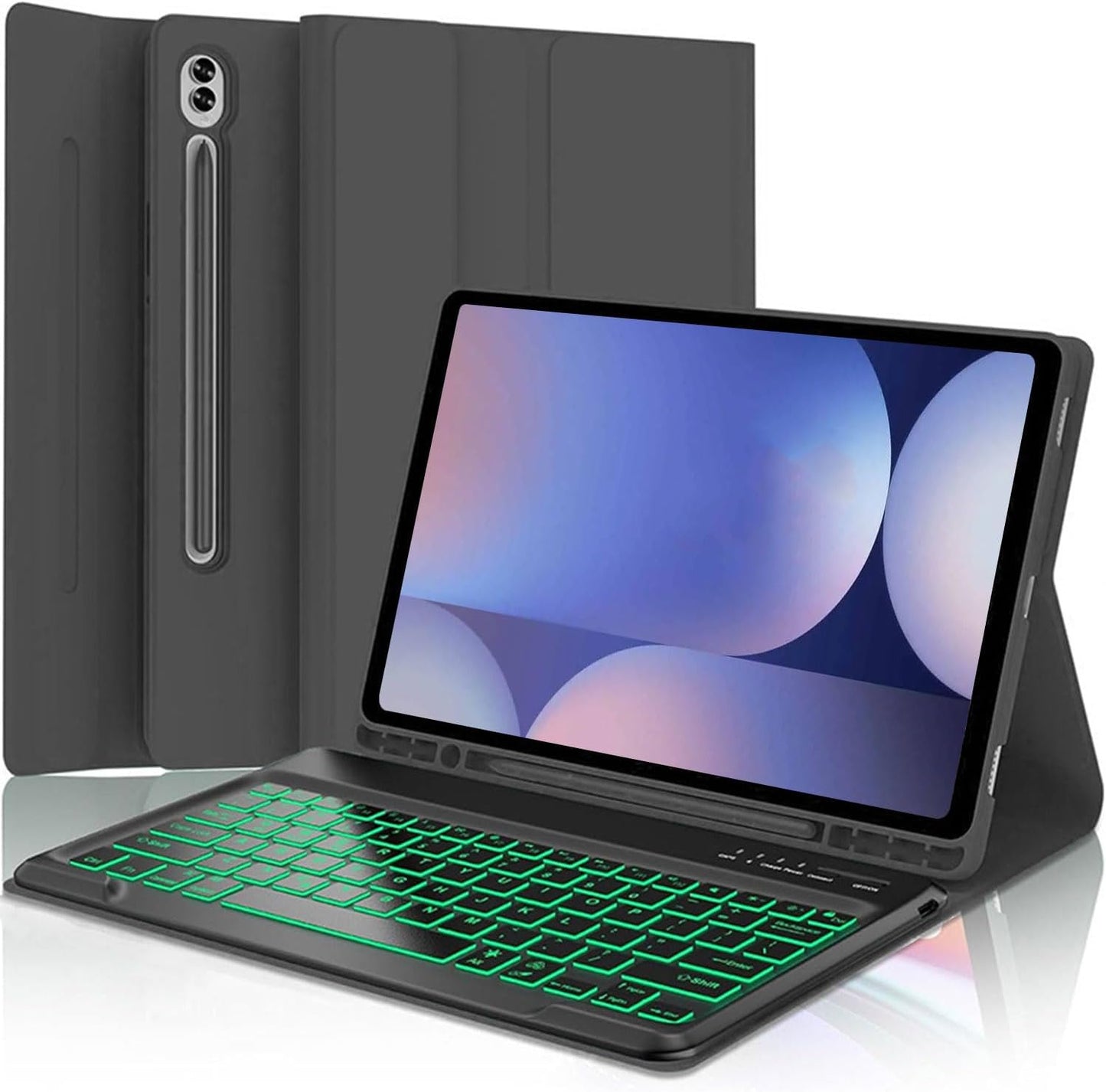 Keyboard Case for Samsung Galaxy Tab S10+ Plus with S Pen Holder