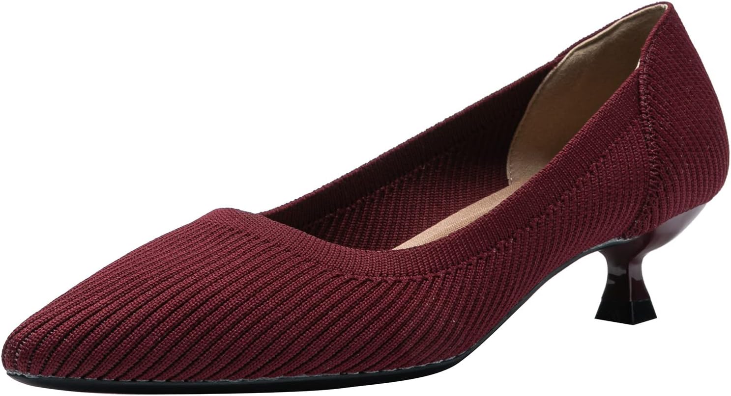 Youngshow Women's Pumps Kitten Heels for Comfort and Style
