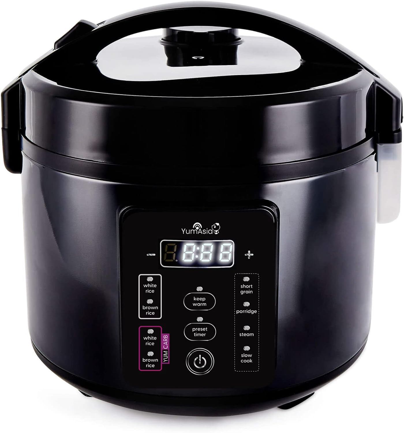 Yum Asia Kumo YumCarb Rice Cooker | Advanced Fuzzy Logic | 5.5 Cups | 5 Rice Cooking Functions