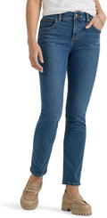 Lee Women's Ultra Lux Comfort Slim Straight Jean - Comfortable Fit