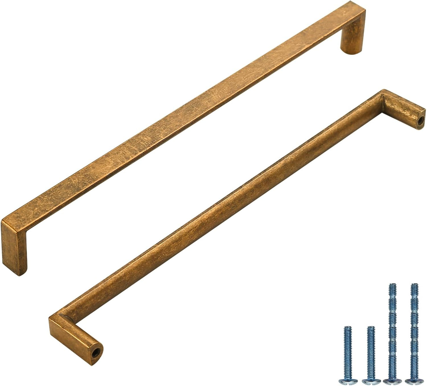 Antique Brass Cabinet Pulls for Kitchen and Furniture by KNOKLOCK