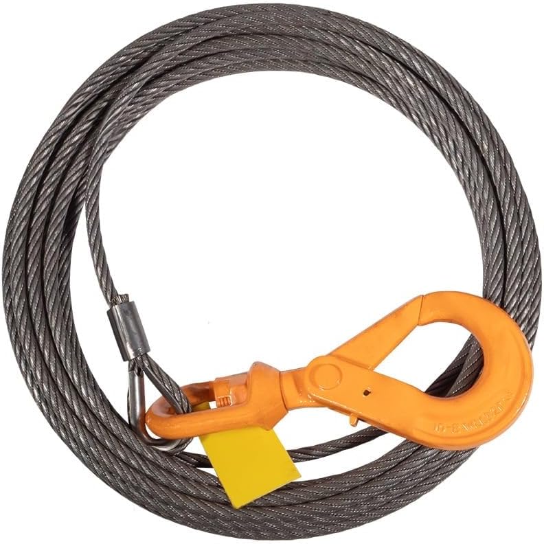1/2in x 100ft Winch Cable Rope for Tow Trucks - Steel Core Strength
