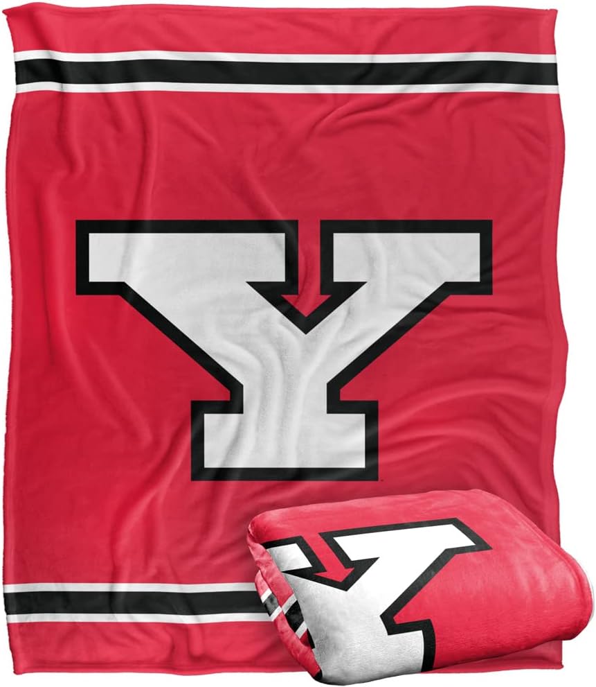 Youngstown State University Primary Logo Silky Touch Blanket