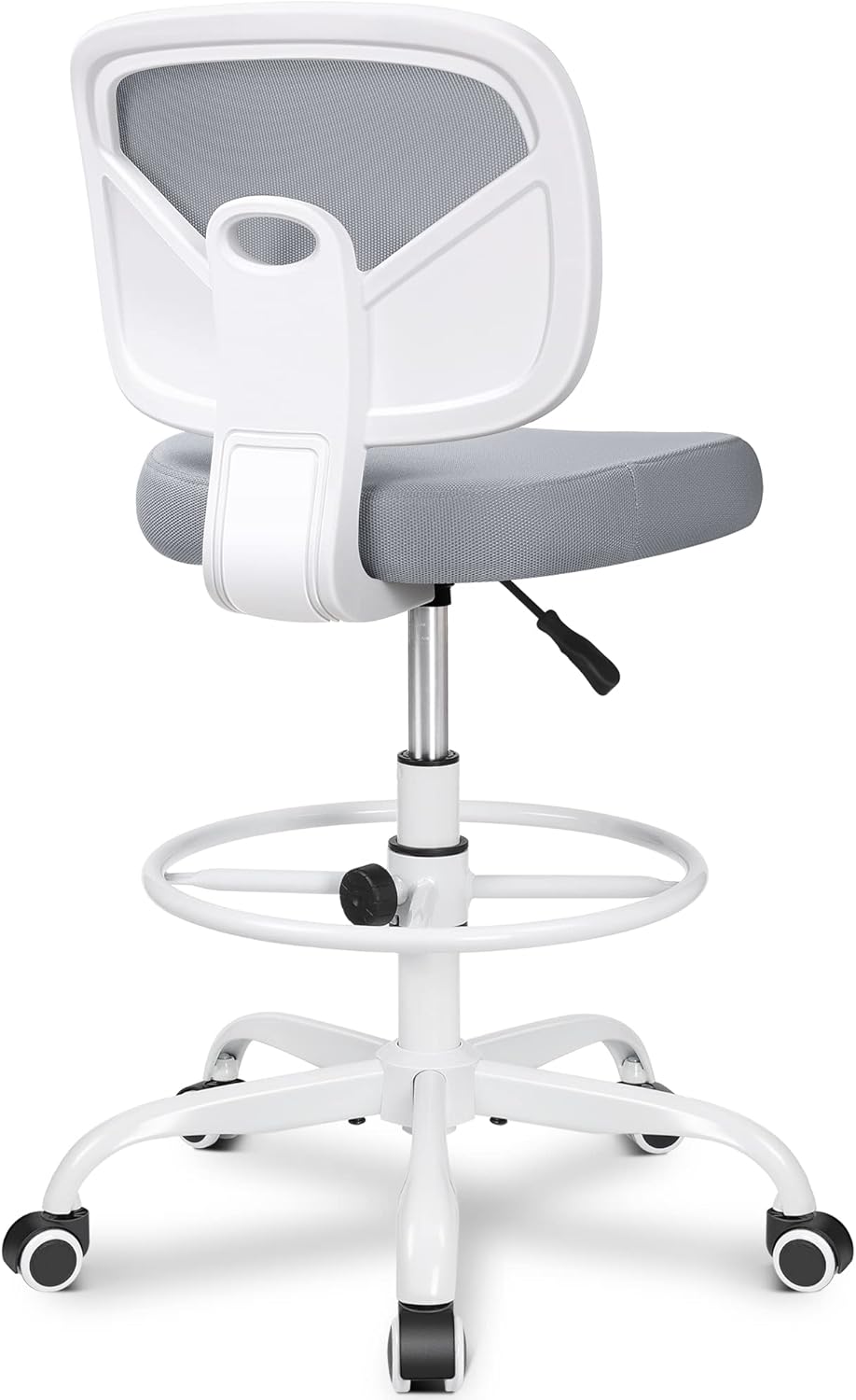 Primy Armless Tall Desk Chair for Ergonomic Comfort and Style