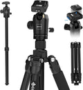 GEEKOTO 65 Carbon Fiber Camera Tripod for Photographers