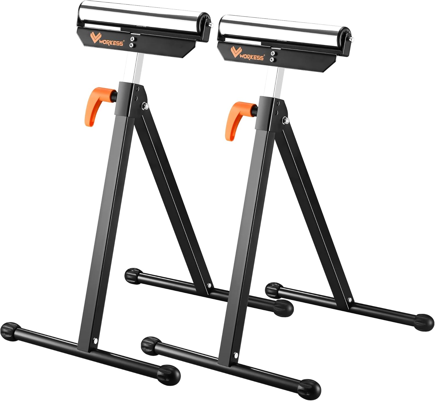 Durable Roller Support Stand with 132 Lbs Load Capacity Twin Pack