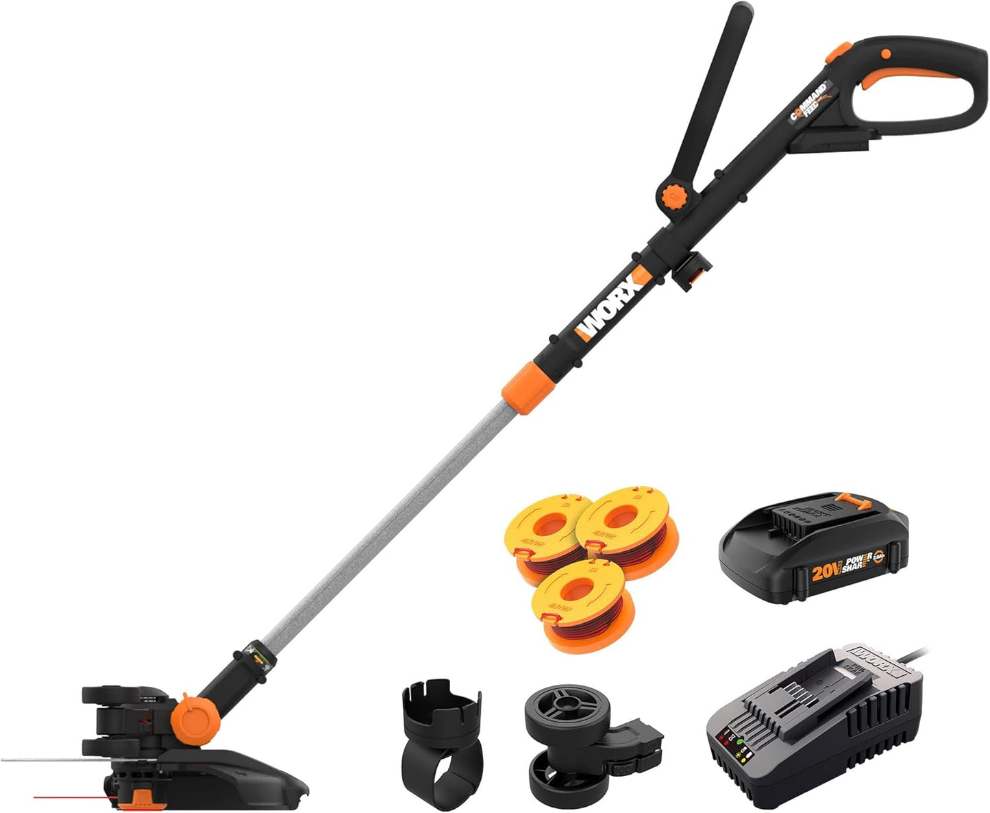 Worx GT Revolution 20V 12in String Trimmer for Lawn Care