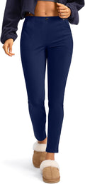 Rammus Women's Fleece Lined Dress Pants for Winter Warmth