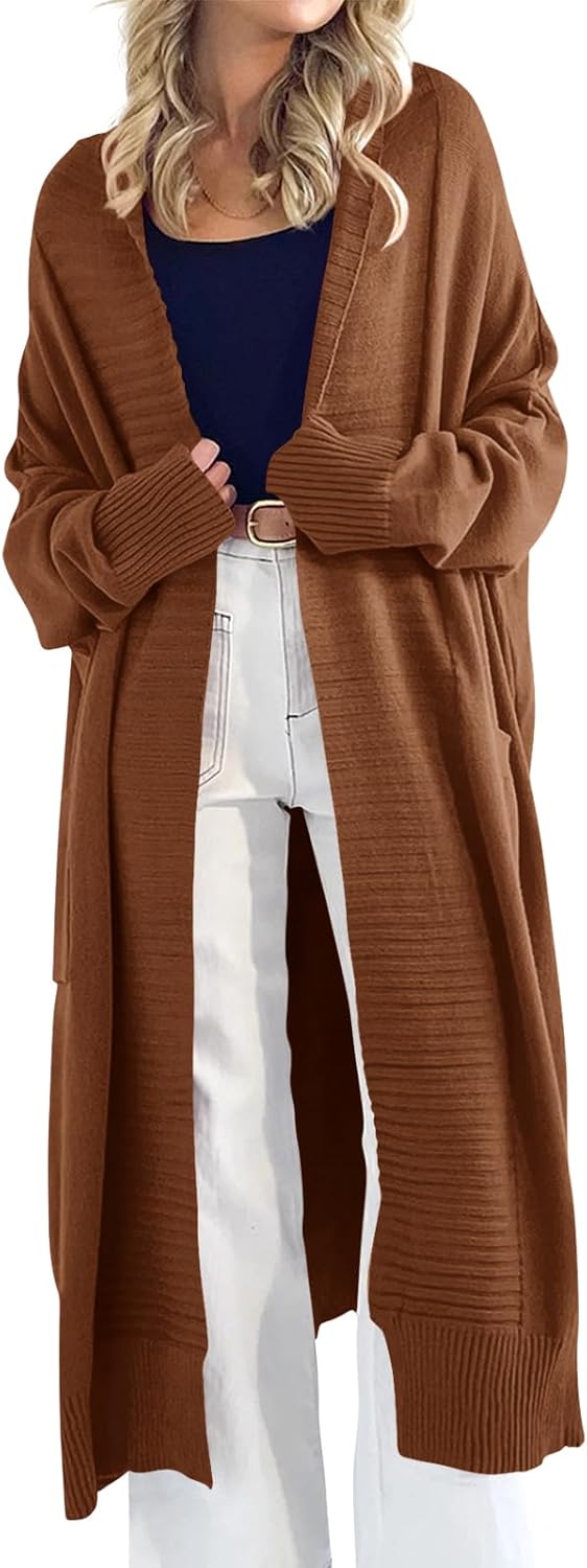 Danedvi Womens Long Cardigan Sweaters for Cozy Fall Style