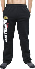 Calhoun NHL Mens Polyfleece Lounge Sweatpants - Warm, Team-Ready