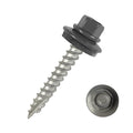 EAGLE 1 Metal Roofing Screws #10 Charcoal Grey 2.5 in - Durable Roof
