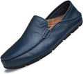 Go Tour Men's Premium Leather Slip-On Loafers - Comfortable Everyday