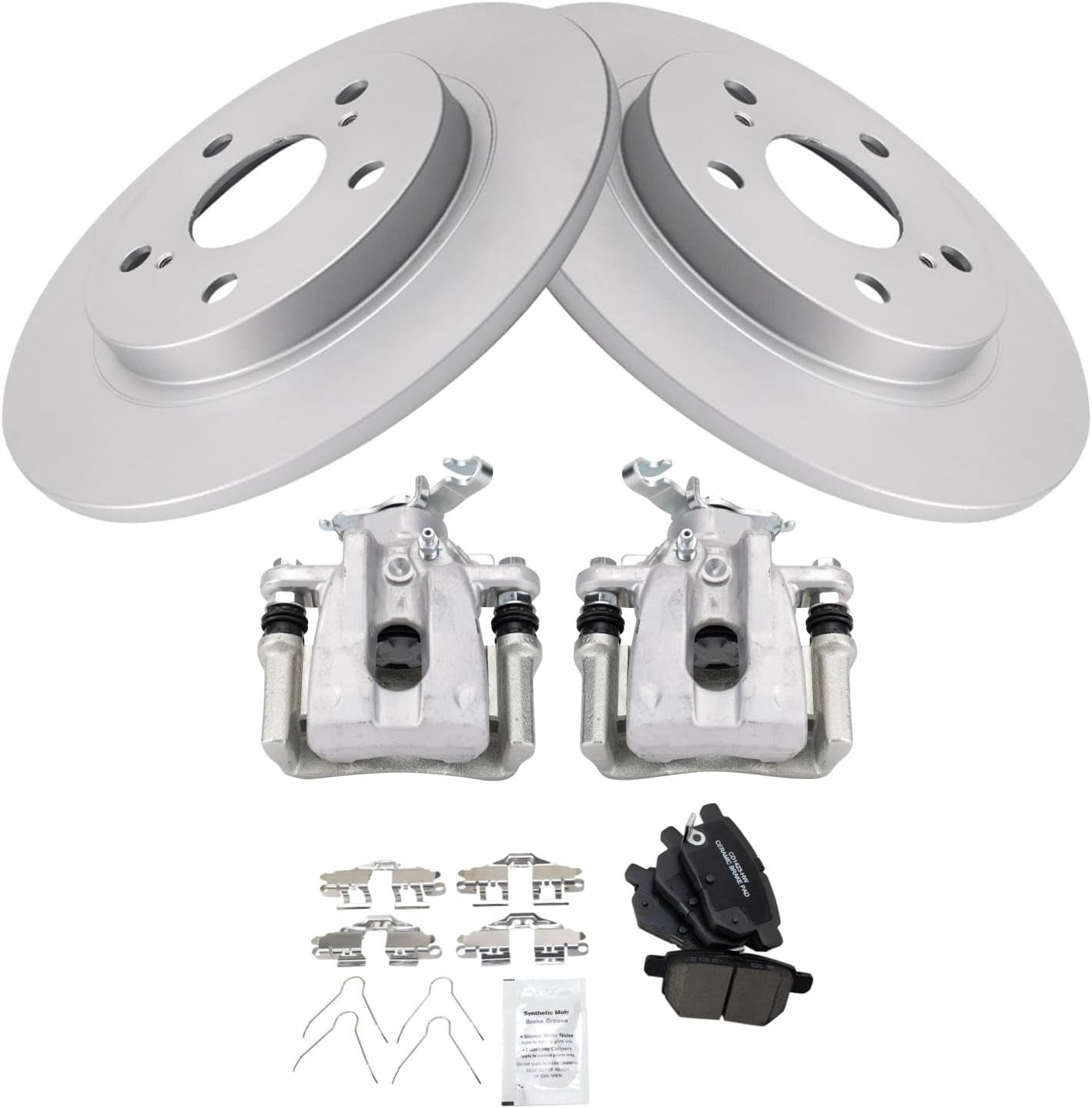 Premium G-Coated Brake Pad & Rotor Kit for Toyota Matrix 2009-2013