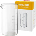 YMMIND 34oz French Press Glass Beaker - Universally Compatible for Perfect Coffee