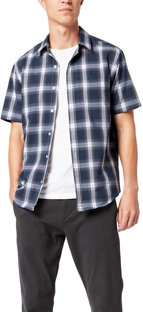 Dockers Men's Classic Fit Short Sleeve Signature Comfort Flex Shirt