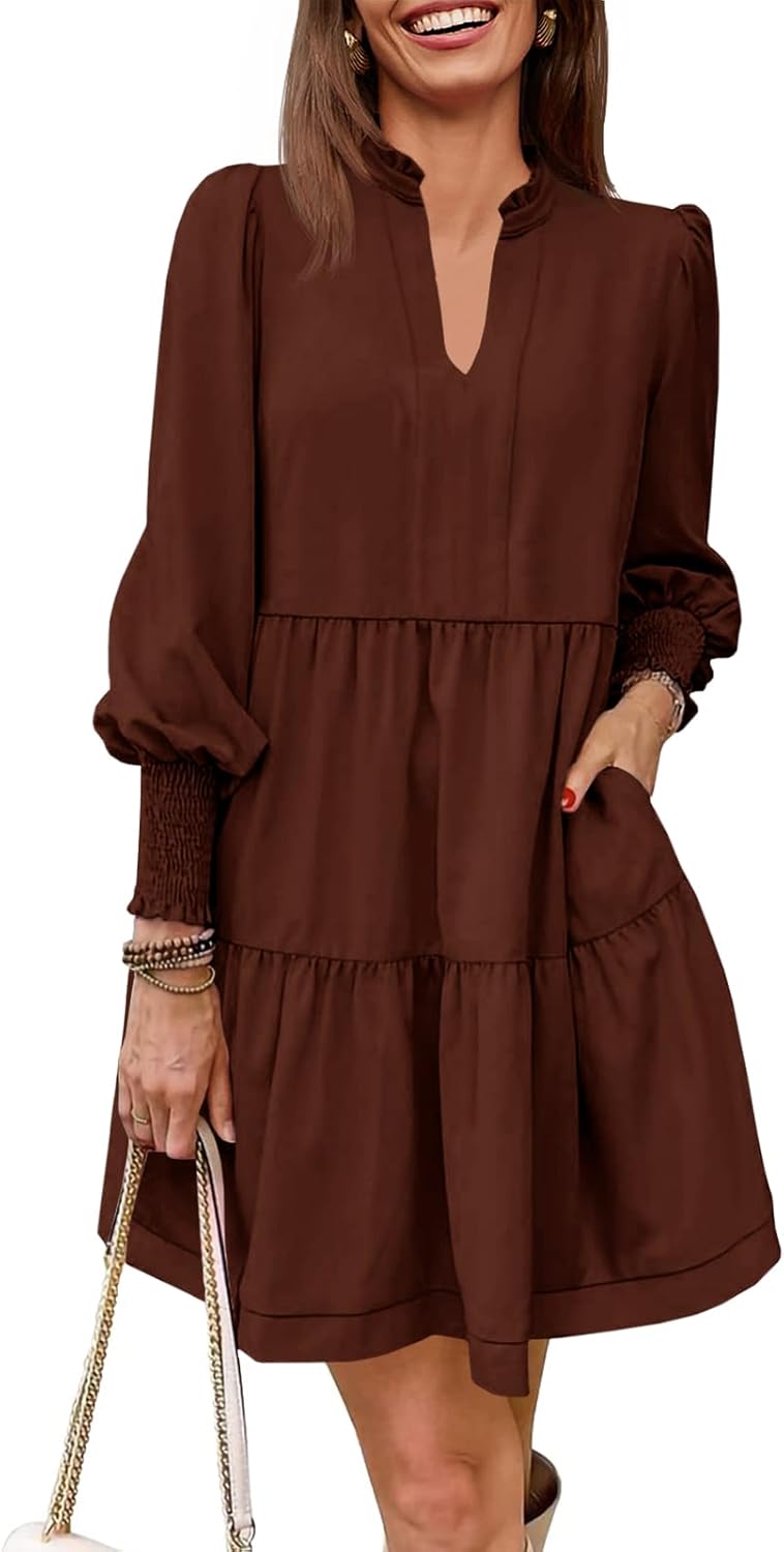 Imily Bela Womens Fall Long Sleeve Tunic Dress for Every Occasion