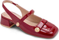 Slingback Mary Jane Heels for Women Low Block Heel - Daywear Comfort