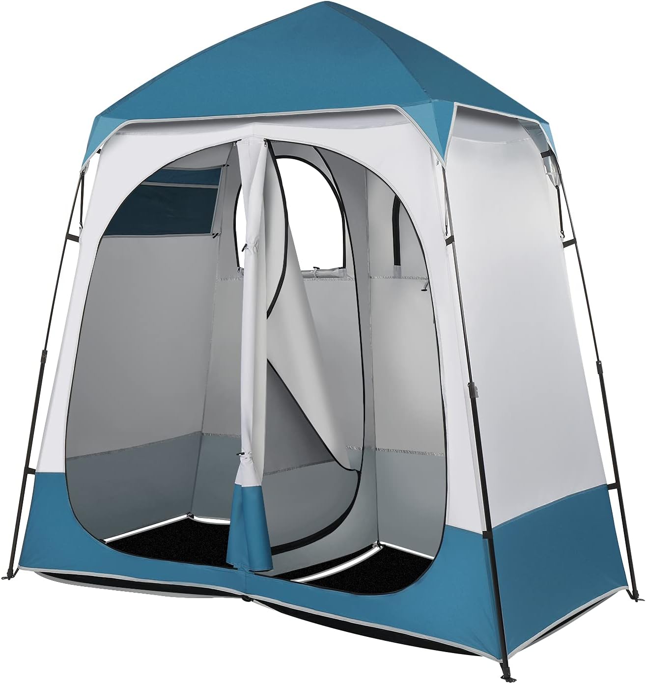 VINGLI 2 Room Shower Tent - Instant Pop Up Privacy Shelter