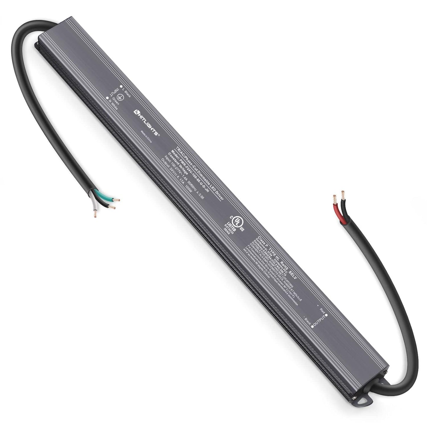 HitLights 100W Dimmable LED Driver Transformer for Smooth Lighting