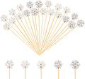 Jiesky 240 Pcs Snowflake Cocktail Picks for Festive Decor