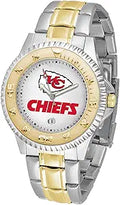 Game Time NFL Mens Two-Tone Competitor Wrist Watch - Bold Fan Style