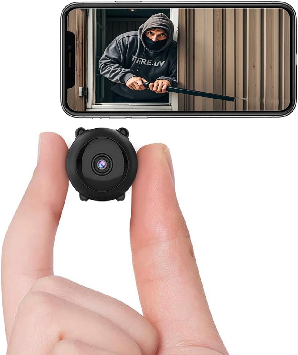 Ultra Small 4K WiFi Spy Cam - Night Vision Motion Detection