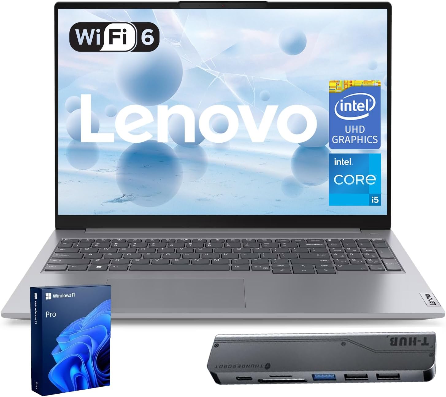 Lenovo ThinkBook 16 Business Laptop with 8-Core Intel i5 Processor