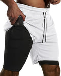 JWJ 2 in 1 Running Shorts for Men Designed for Quick Drying Fitness
