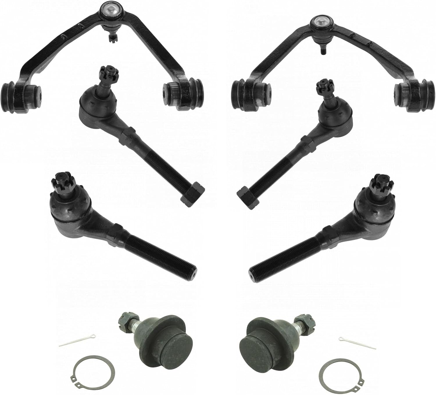 TRQ Front Steering & Suspension Kit for Ford Lincoln Vehicles