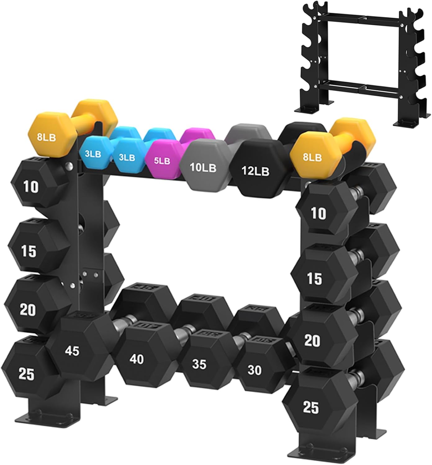 Dumbbell Rack Stand for Home Gym - 5 Tier Weight Holder