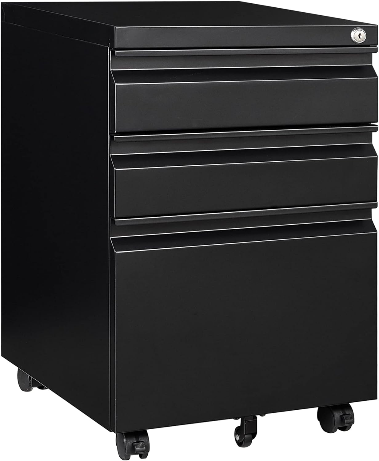 Secure & Mobile 3-Drawer File Cabinet - SISESOL