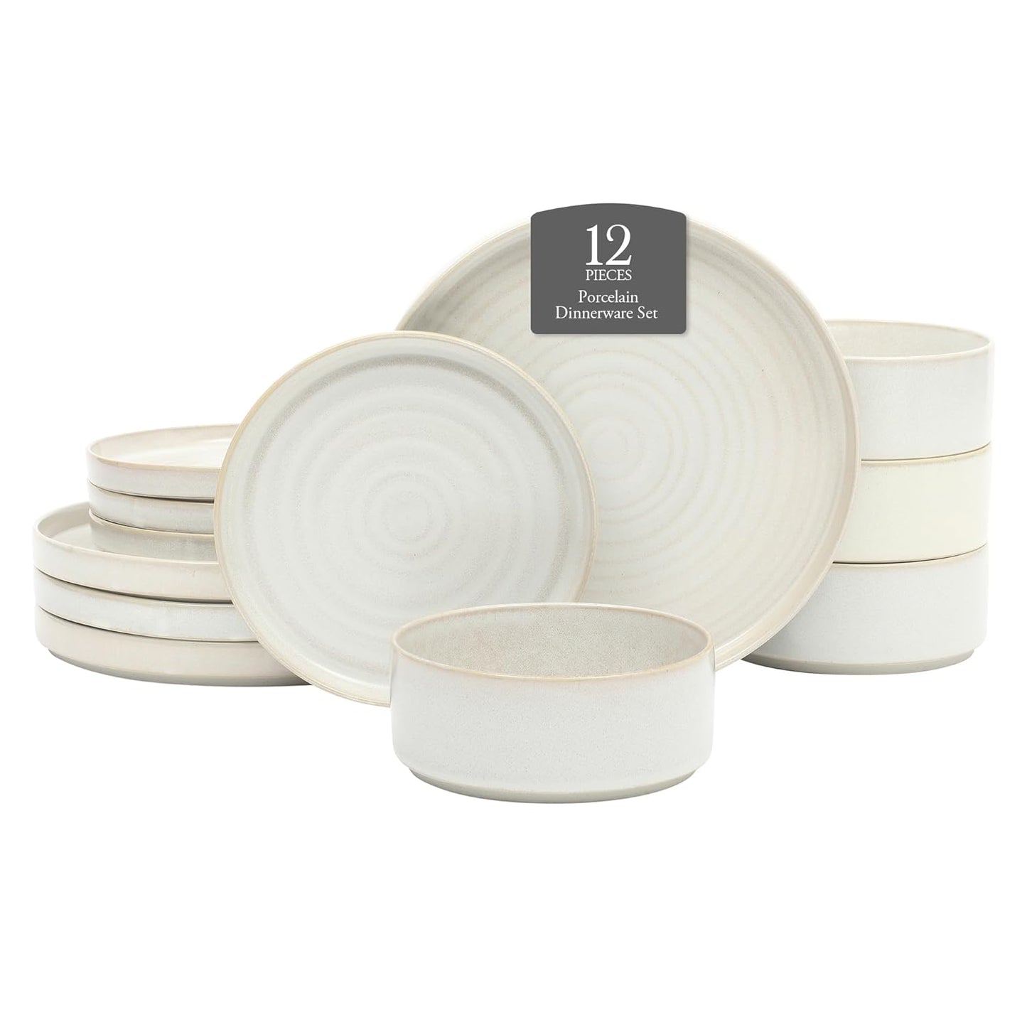 Gibson Elite Echo Bay 12 Piece Porcelain Dinnerware Set Review