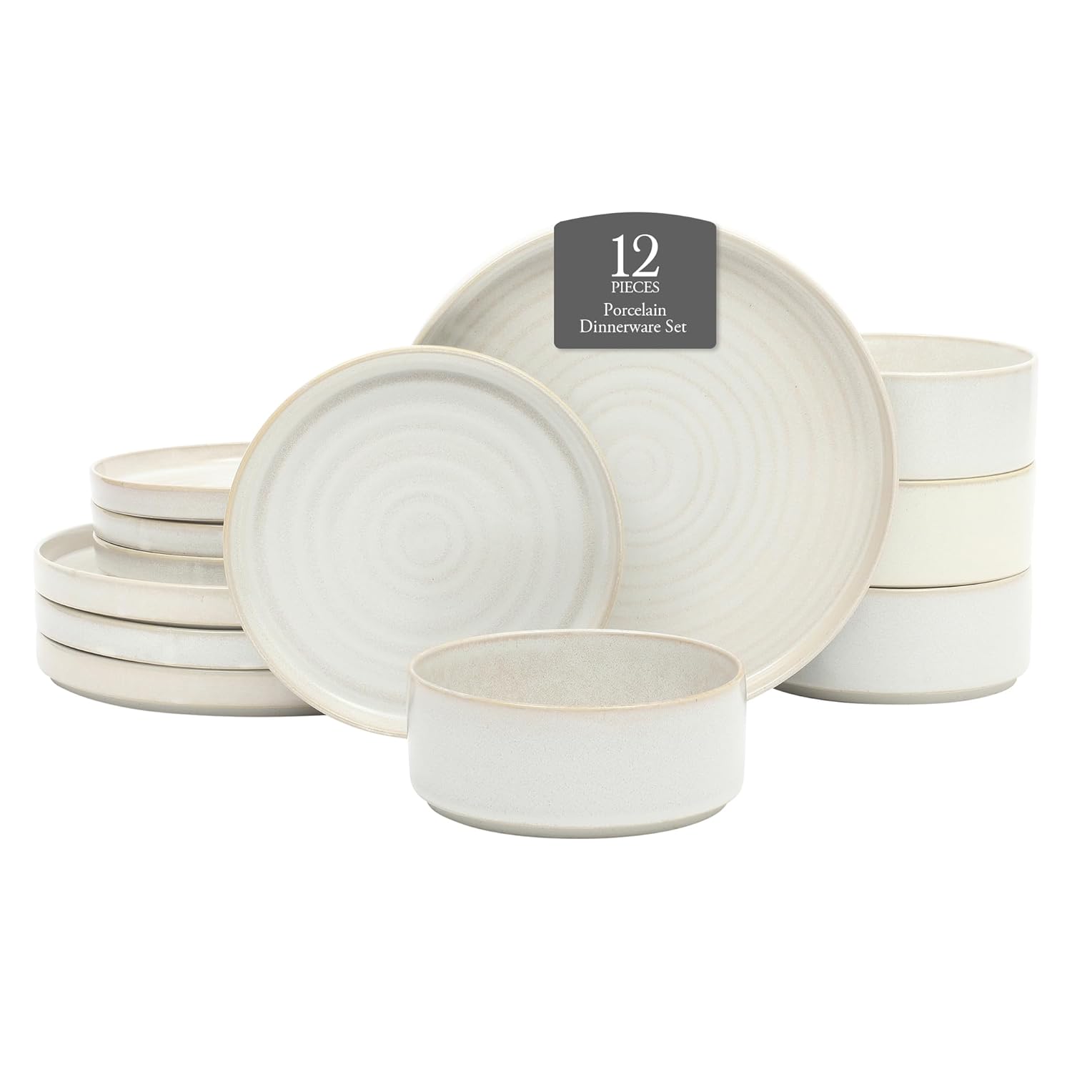Gibson Elite Echo Bay 12 Piece Porcelain Dinnerware Set Review