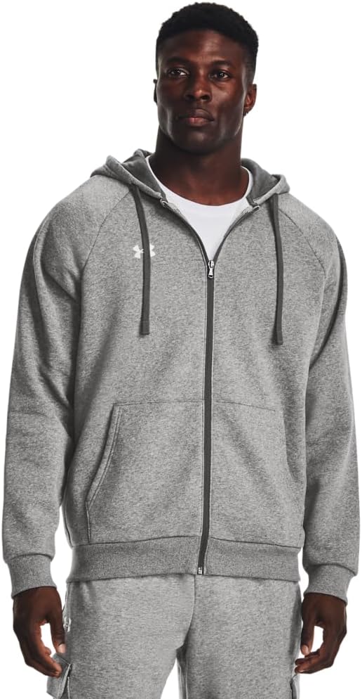 Under Armour mens Rival Fleece Full Zip Hoodie for Comfort