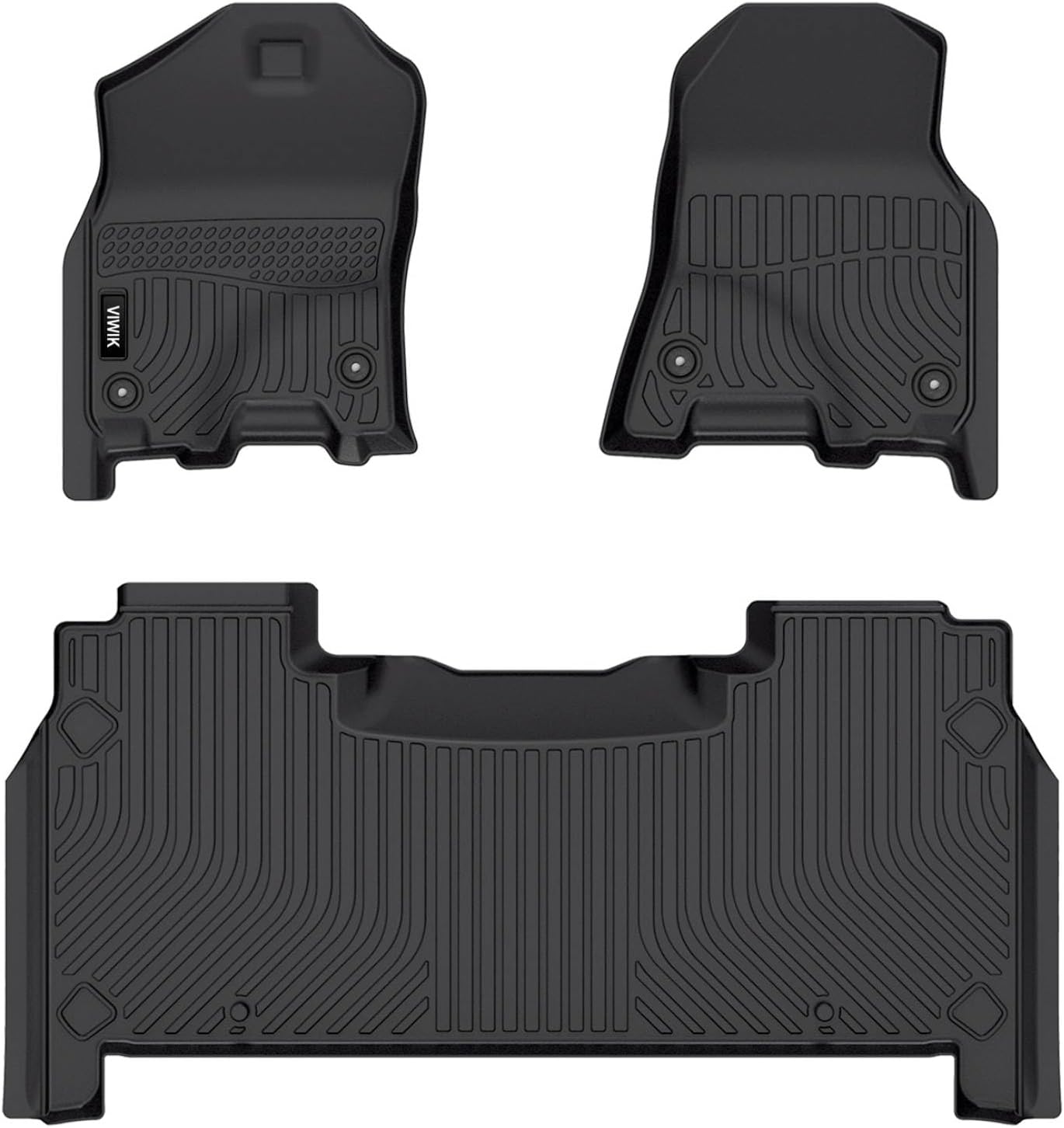Custom-Fit VIWIK Floor Mats for Dodge Ram 1500 Crew Cab 2019-2024