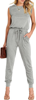Womens Summer Sleeveless Jumpsuit - Comfortable Stylish One Piece