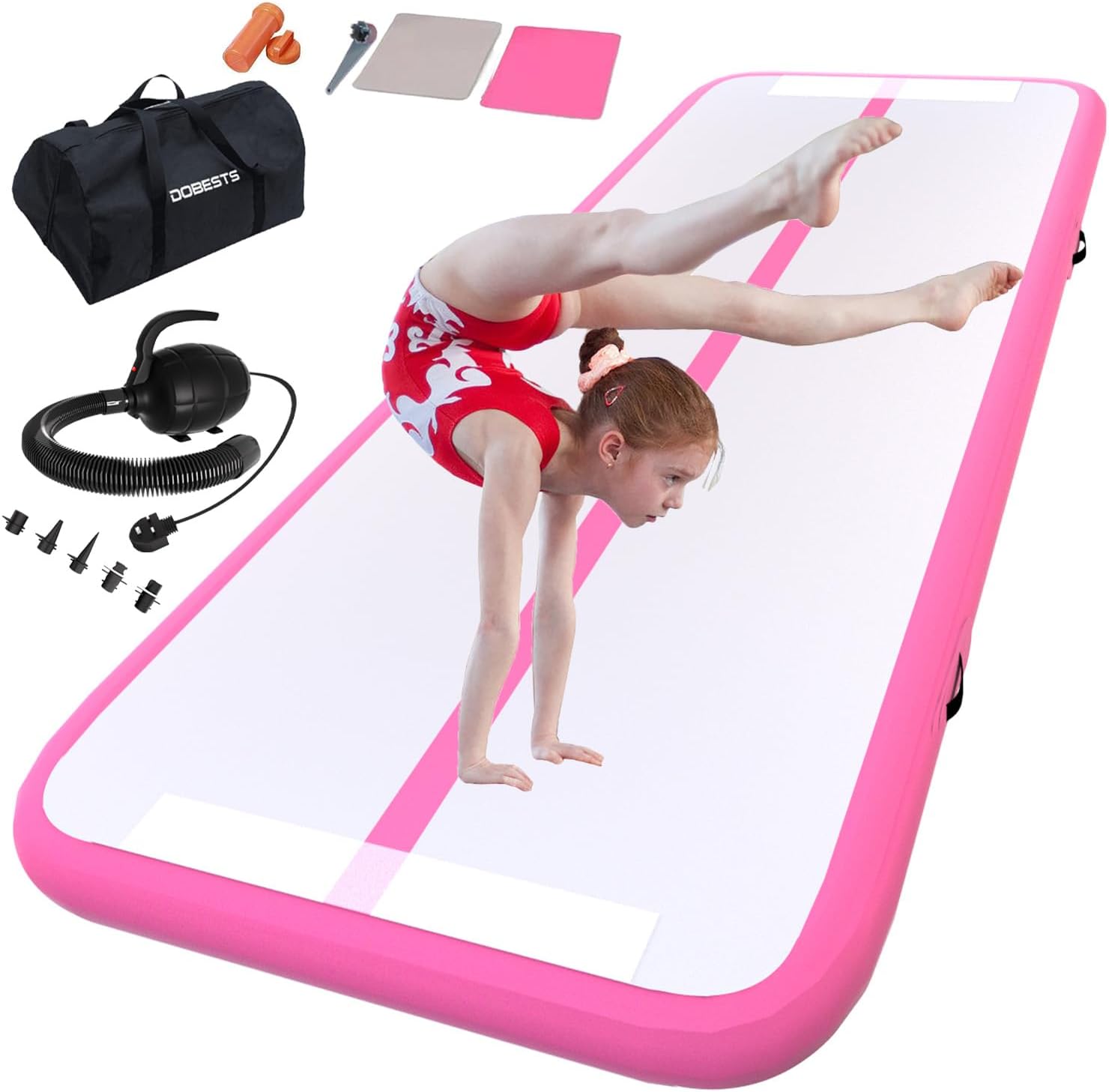 DOBESTS Inflatable Air Gymnastics Mat for Safe Training Fun