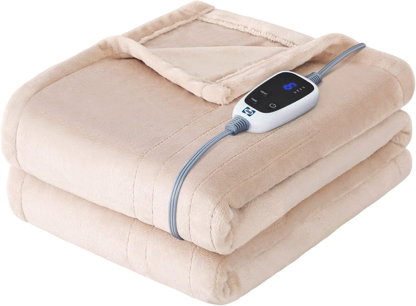 Sealy Electric Blanket Heated Throw for Ultimate Warmth & Comfort