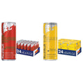 Red Bull Watermelon and Tropical Energy Drink Bundle, 48 Cans