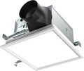 100 CFM Quiet Bathroom Vent Fan with Humidity Sensor and 4000K Light