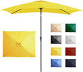 6.5x10FT Rectangular Patio Umbrella - Large Outdoor Table Shade
