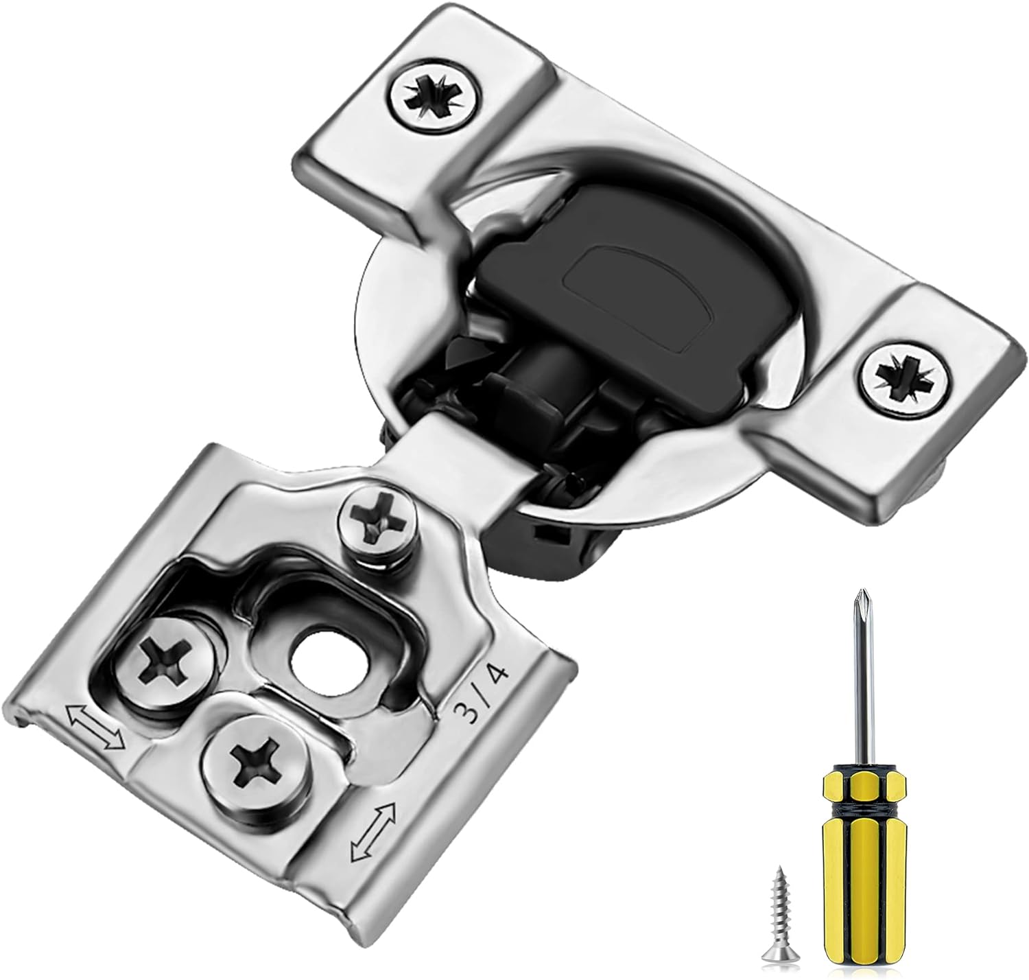 Ravinte 50 Pack Soft Close Cabinet Hinges for Kitchen Use