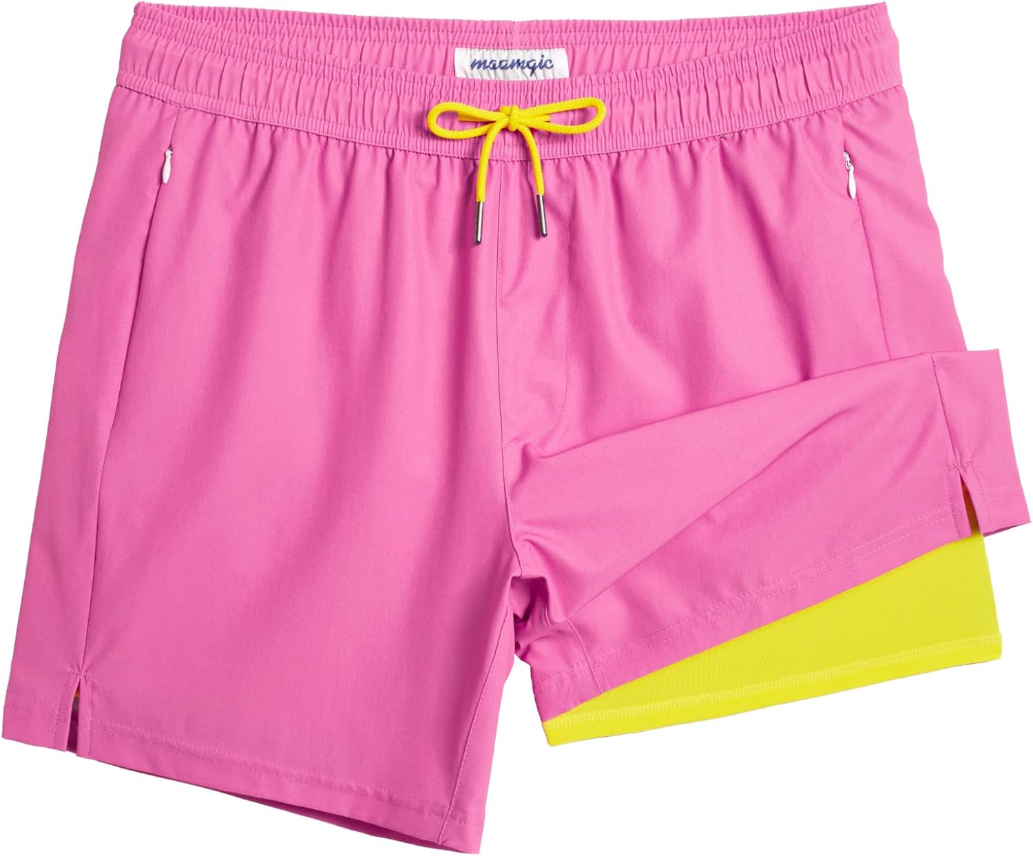 maamgic 5inch Mens Swimming Trunks with Compression Liner