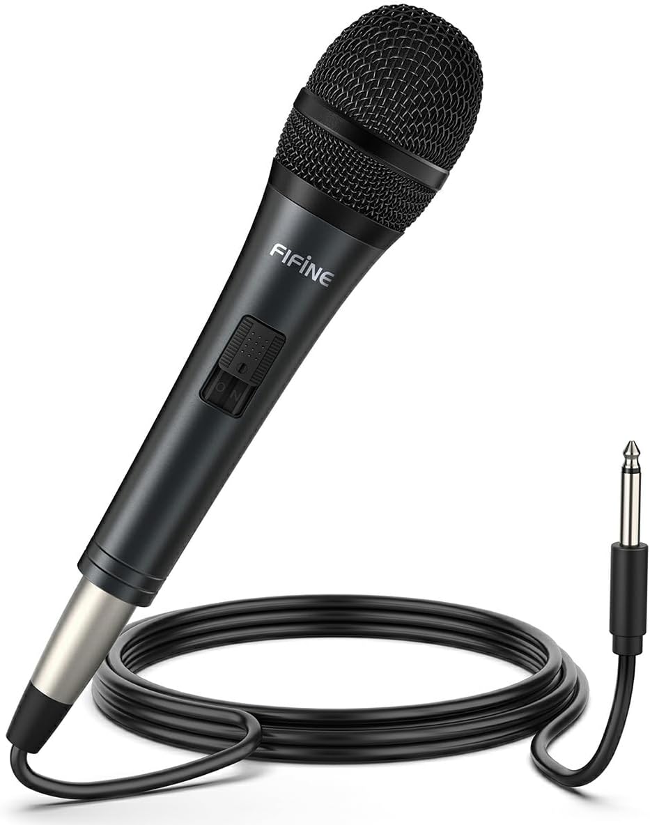 Fifine Dynamic Karaoke Microphone - Professional Sound Quality