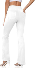 Women's Bootcut Yoga Pants High Waist with 4 Pockets - Petite to Tall