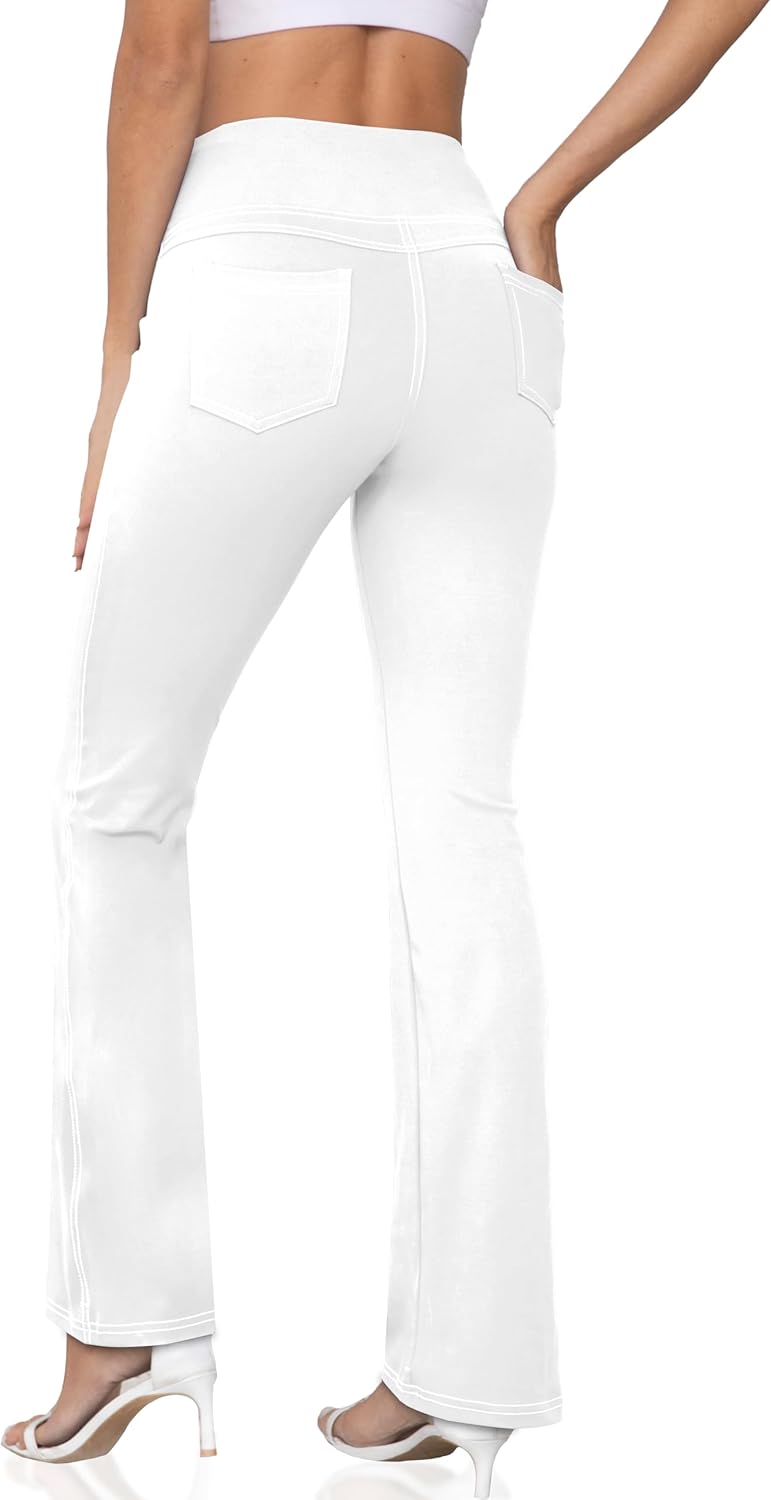 Women's Bootcut Yoga Pants with Pockets for All Heights