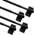 Magnetic Curtain Rods 4 Pack Adjustable 16-28 in - Versatile Door Rods