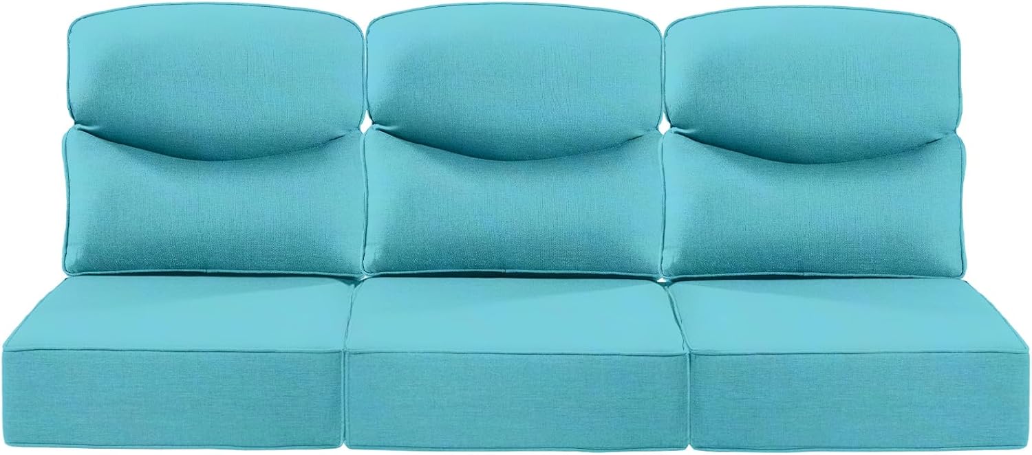 Luxury 6-Inch Smile Outdoor Sofa Cushions for Deep Seating